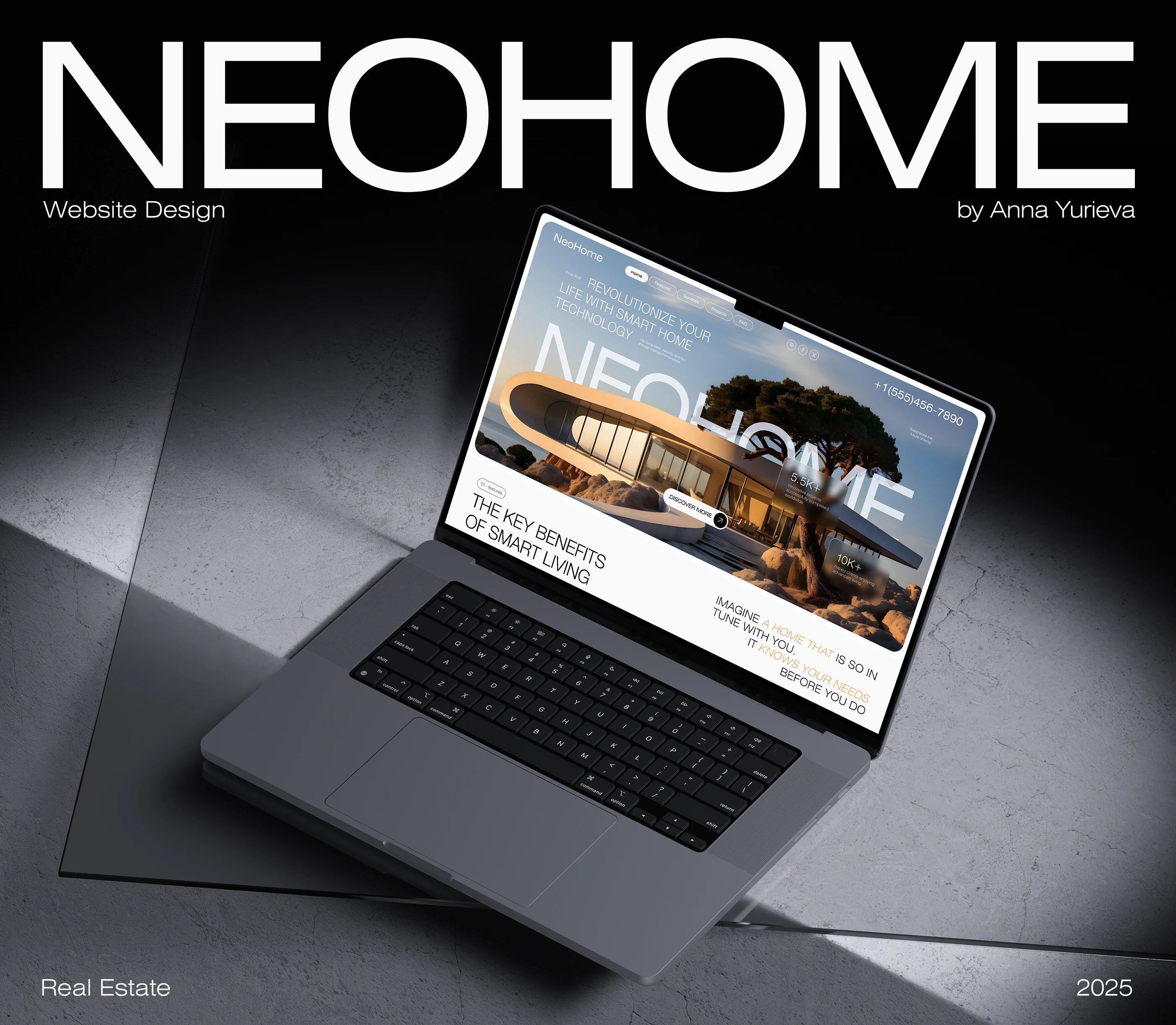 NEOHOME - Real Estate Website Design by Oyonx