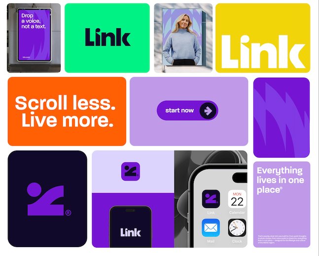 Link - Social Platform Branding and Design by Oyonx
